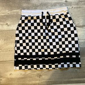 Checkered skirt